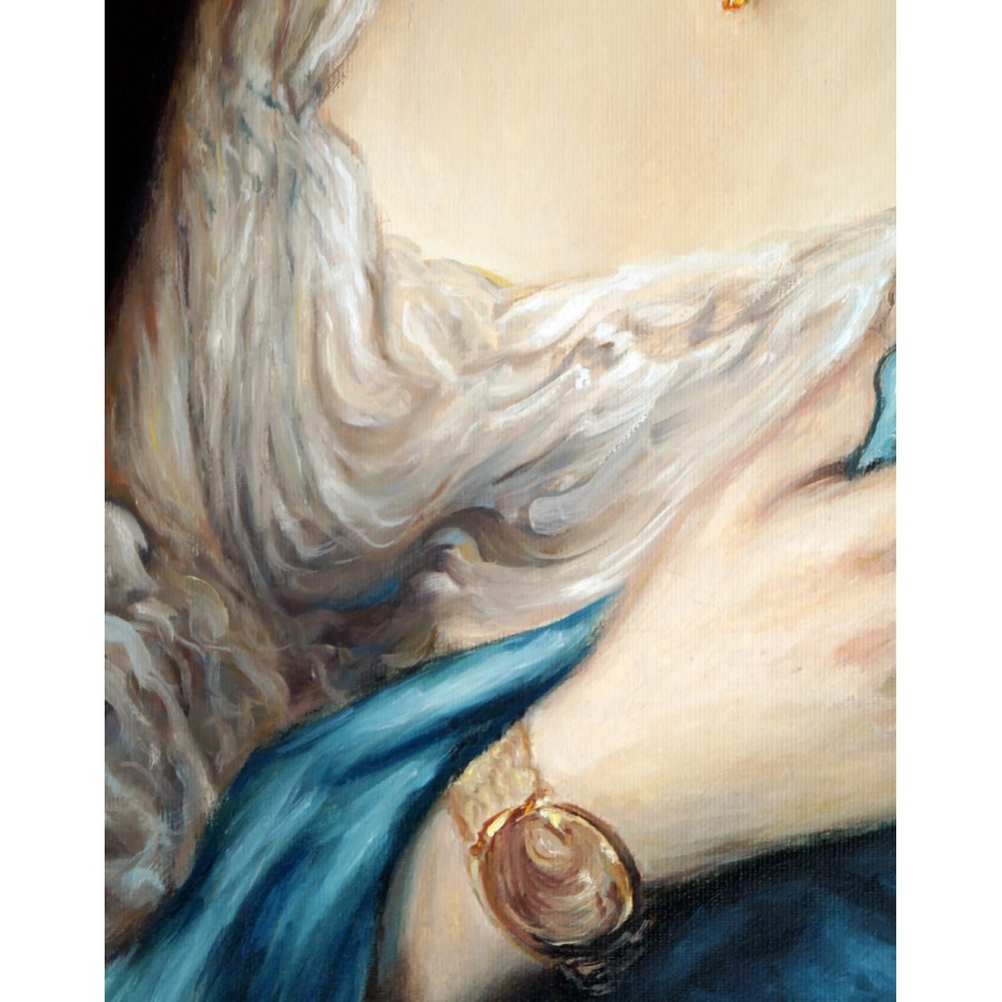 Томас Гейнсборо.  Дама в голубом.